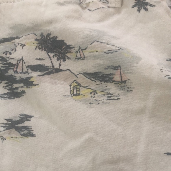 🌴Key West Island Print Twill Shorts Sz0⛵️ - Picture 2 of 4